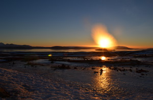 Þingvellir sunrise